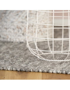 Kjell 865 Silver Handwoven Wool Rug – Elegant & Natural 2