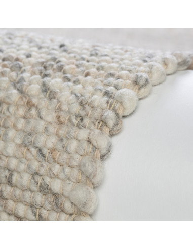 Kjell 865 Ivory Wool Rug – Handwoven Elegance