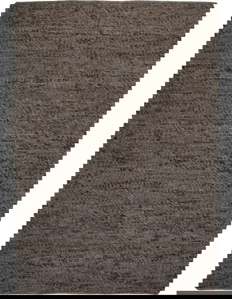 Kjell 865 Graphite Wool Rug – Handwoven Elegance