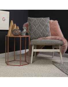 Loft 580 Ivory Handmade Wool & Viscose Rug 2