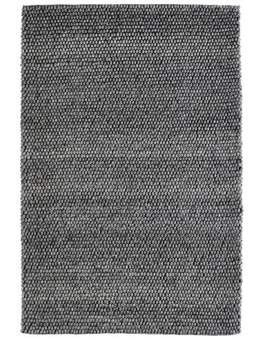 Loft 580 Graphite Handmade Wool Rug with Modern Texture