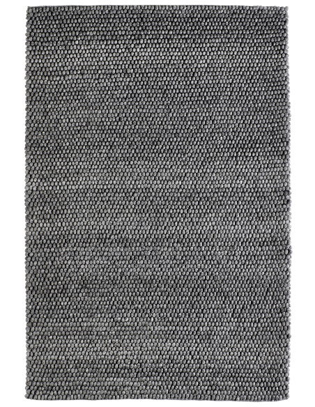 Loft 580 Graphite Handmade Wool Rug with Modern Texture