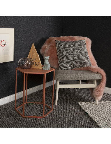 Tappeto moderno Loft 580 grafite in lana e viscosa