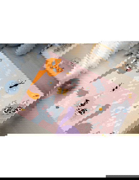 Tappeto moderno per cameretta bambini colorato e resistente