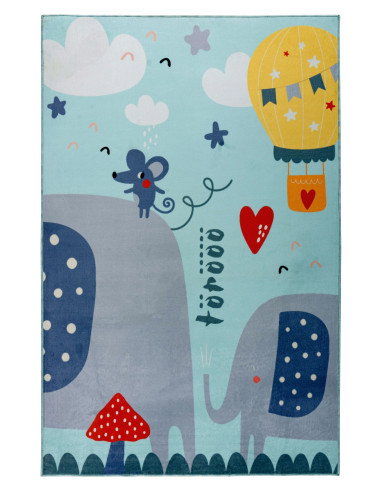 Tappeto moderno per camerette colorato e resistente