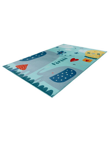 Tappeto moderno per camerette colorato e resistente