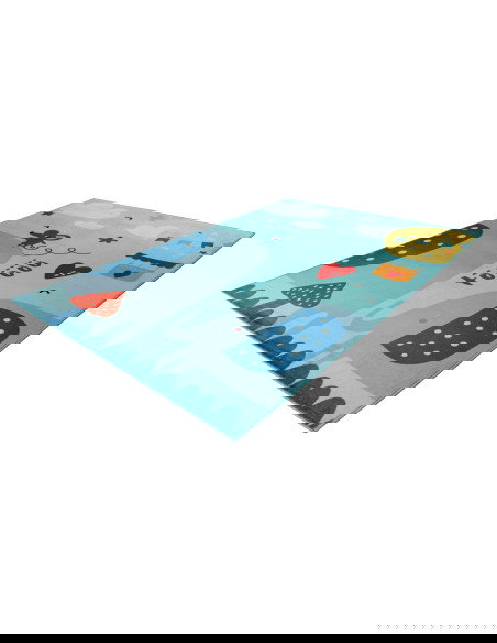 Tappeto moderno per camerette colorato e resistente