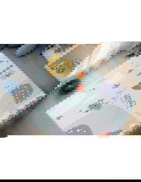 Tappeto moderno per camerette colorato e resistente