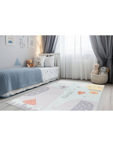 Tappeto moderno per camerette colorato e resistente