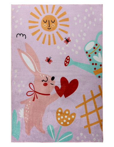 Tappeto moderno Magic Kids Lilla per Camerette