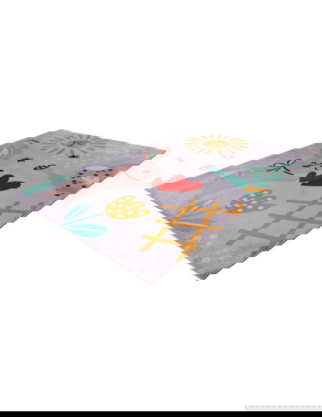 Tappeto moderno Magic Kids Lilla per Camerette