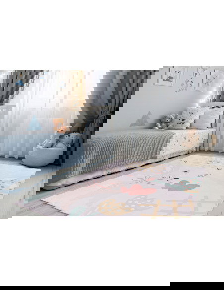 Tappeto moderno Magic Kids Lilla per Camerette