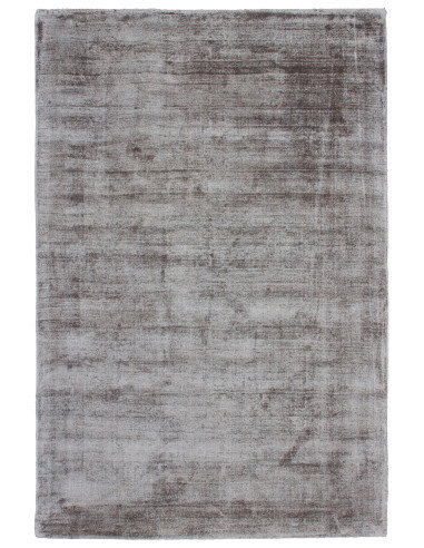 Maori 220 Silver Handwoven Viscose Rug – Elegant Design