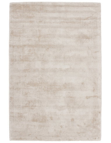 Tappeto moderno avorio per salotto elegante