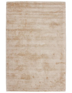 Maori 220 Beige Handwoven Viscose Rug – Elegant & Natural