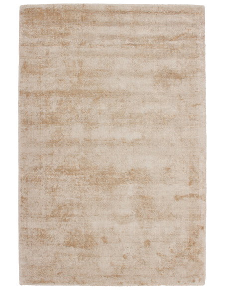 Maori 220 Beige Handwoven Viscose Rug – Elegant & Natural