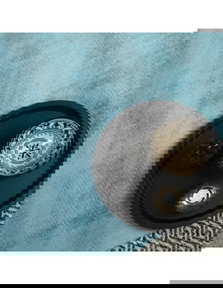 Maori 220 Turquoise Handwoven Viscose Rug