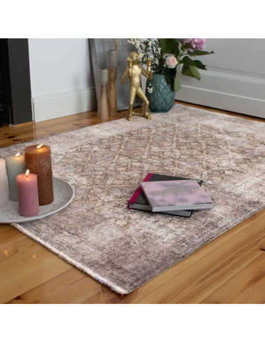 Maurea 780 Gold Vintage Rug – Eco-Friendly & Durable