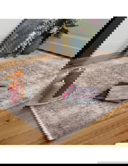 Tappeto salotto moderno Maurea 780 oro