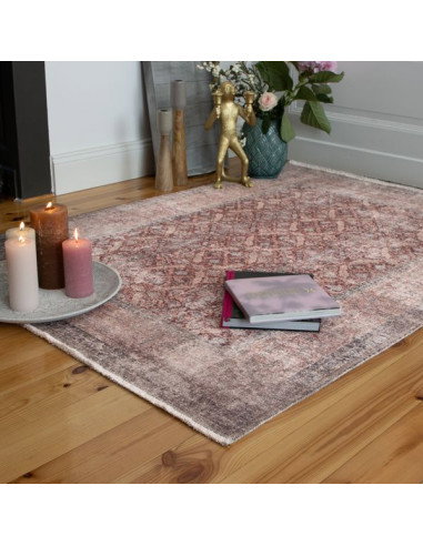 Maurea 780 Red Vintage Rug – Eco-Friendly & Durable