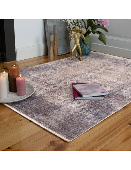 Tappeto moderno Maurea 780 sabbia elegante e sostenibile