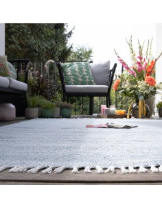 Tappeto moderno Nador 565 blu per salotto elegante 2