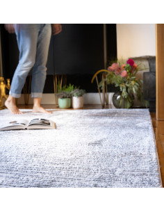 Nevada 343 Grey Modern Fantasy Rug with Subtle Grey Tones 2