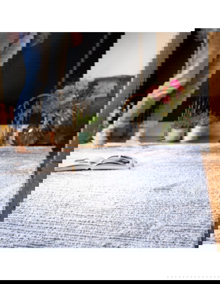 Nevada 343 Grey Modern Fantasy Rug with Subtle Grey Tones