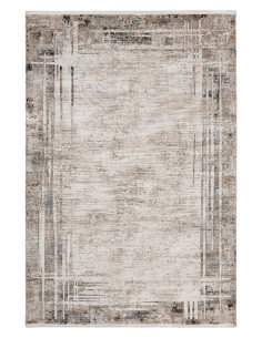 Noblesse 802 Grey Vintage-Style Rug with Elegant Design