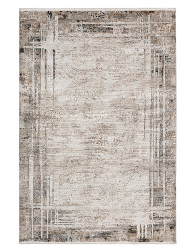 Noblesse 802 Grey Vintage-Style Rug with Elegant Design