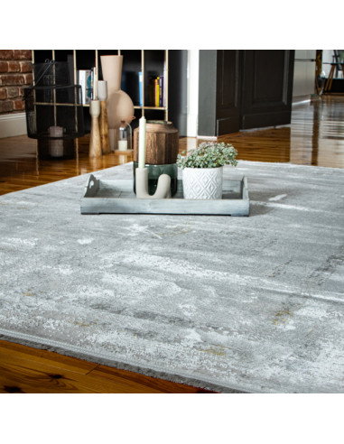 Tappeto moderno Noblesse 803 grigio per salotto
