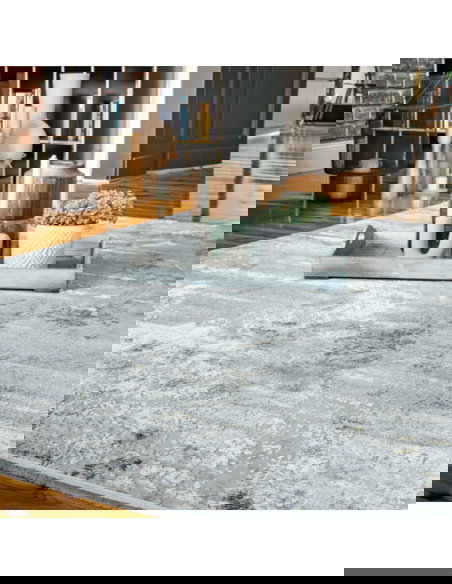 Tappeto moderno Noblesse 805 grigio per salotto