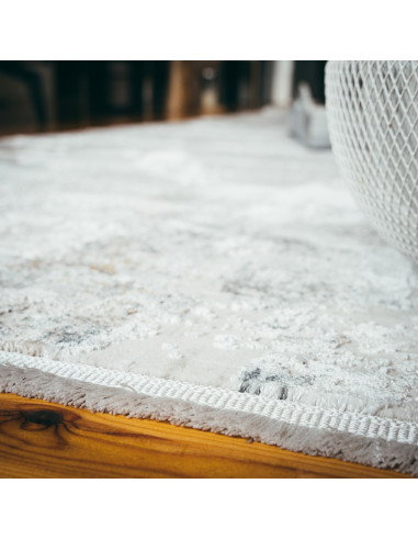 Tappeto moderno Noblesse 805 grigio per salotto