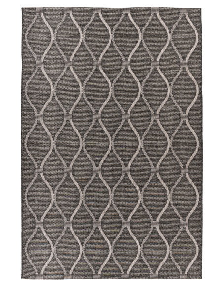 Tappeto moderno Nordic 871 grigio per salotto elegante