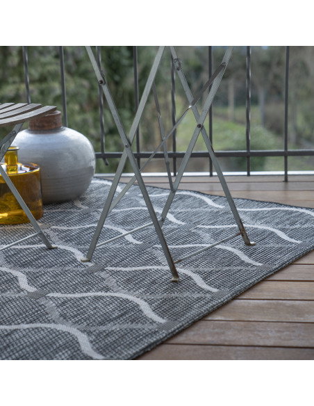 Tappeto moderno Nordic 871 grigio per salotto elegante