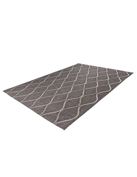 Tappeto moderno Nordic 871 grigio per salotto elegante