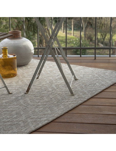 Nordic 872 Taupe Rug – Durable Geometric Carpet