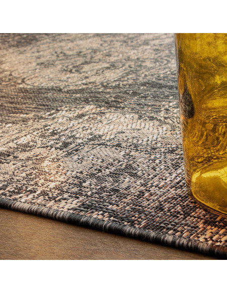 Nordic 875 Grey Vintage Style Rug – Durable & Stylish