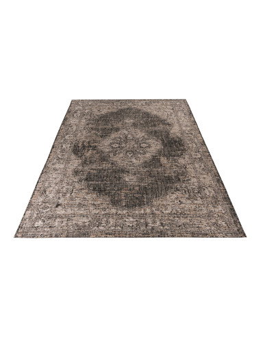 Nordic 875 Grey Vintage Style Rug – Durable & Stylish
