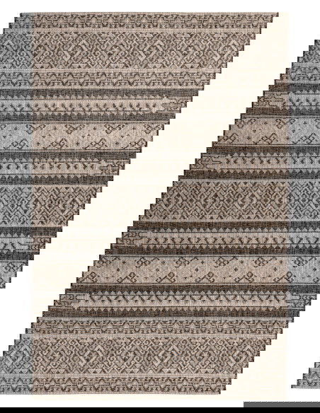 Nordic 876 Grey Vintage Style Rug – Durable & Stylish