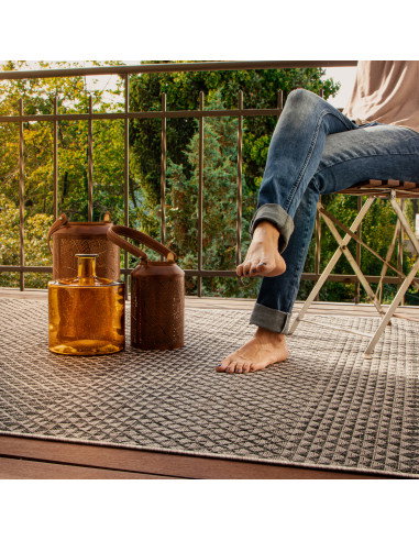 Nordic 877 Grey Modern Rug – Durable Stylish Carpet