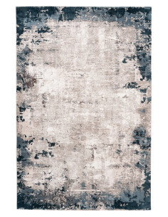 Opal 912 Blue Vintage Rug with Modern Abstract Design