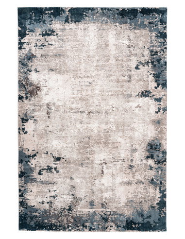 Tappeto salotto Opal 912 blu elegante e moderno