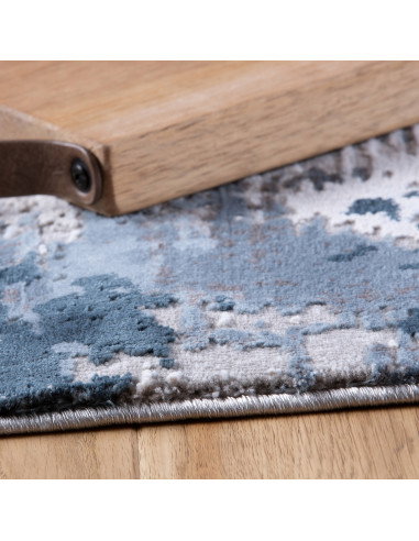 Opal 912 Blue Vintage Rug with Modern Abstract Design