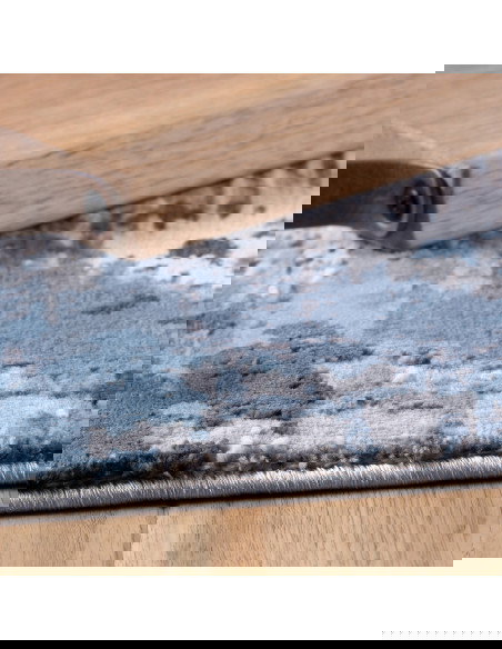 Opal 912 Blue Vintage Rug with Modern Abstract Design