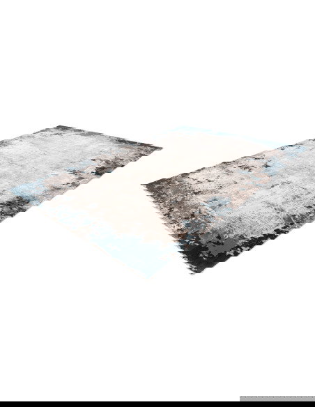 Opal 912 Blue Vintage Rug with Modern Abstract Design