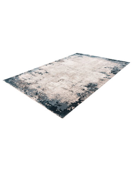 Tappeto salotto Opal 912 blu elegante e moderno