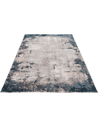 Opal 912 Blue Vintage Rug with Modern Abstract Design