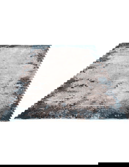 Opal 912 Blue Vintage Rug with Modern Abstract Design