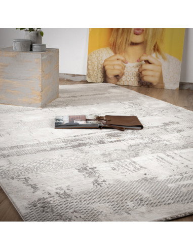 Tappeto Salotto Moderno Opal 918 Crema